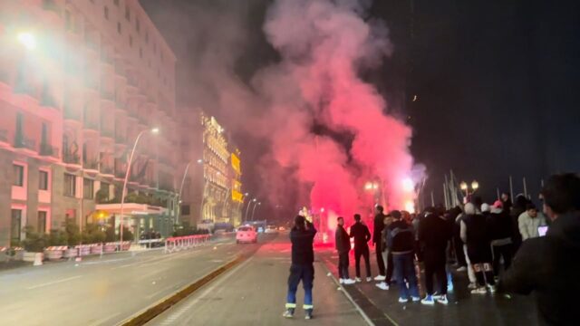 Tifosi napoli albergo milan