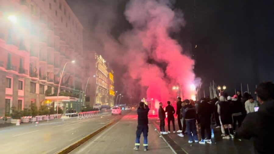 Tifosi napoli albergo milan