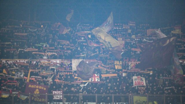 Tifosi roma san siro
