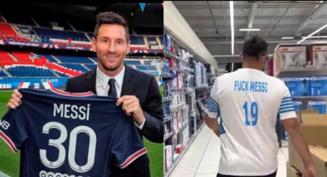 Tifoso del marsiglia messi