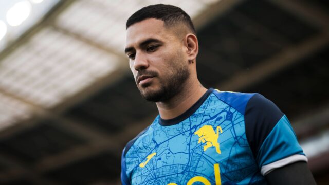 Torino fc v as roma serie a antonio sanabria of torino fc looks on prior to the serie a football match between torino fc and as roma turin italy copyright xnicoloxcampoxjpg