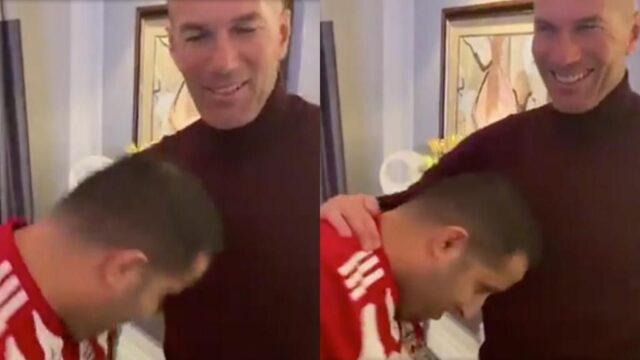 Turki al sheikh presidente del almeria bromea con zinedine zidane recreando el cabezazo a marco materrazzi twitter turki alalshikh