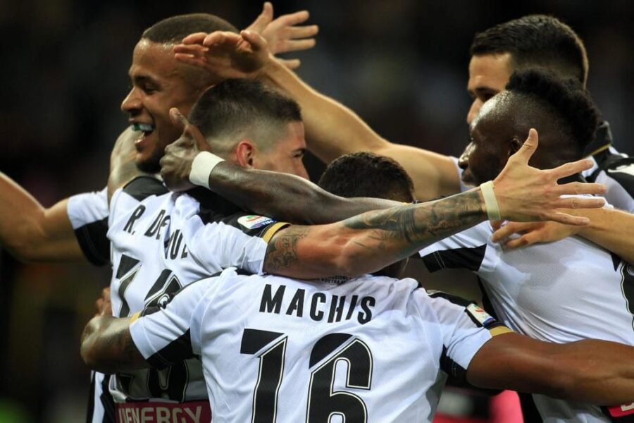Udinese esultanza