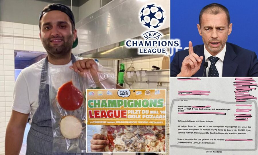 Uefa fa causa a una pizza