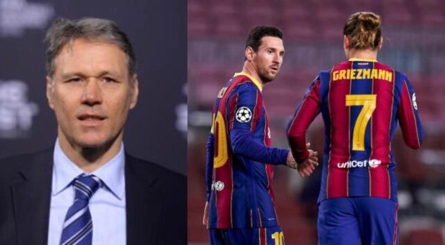 Van basten messi griezmann