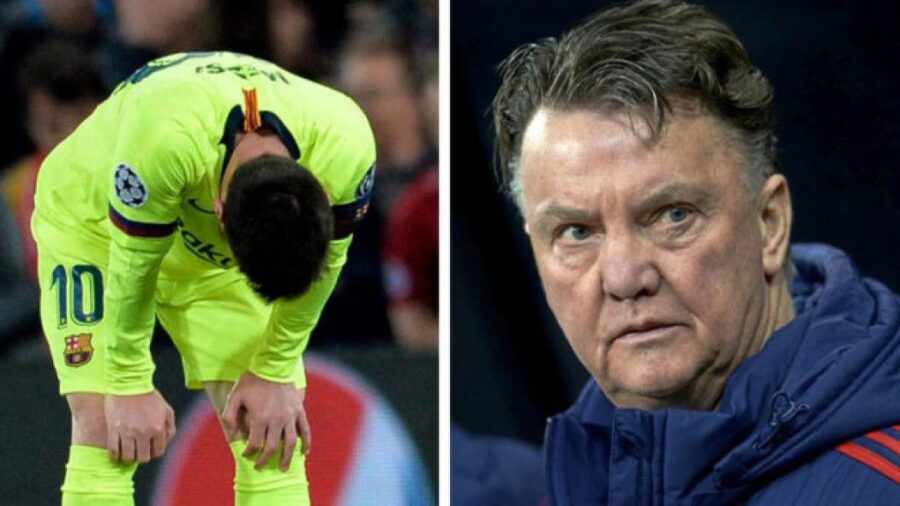 Van gaal contro messi e neymar