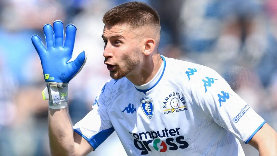 Vicario standing ovation durante empoli lazio