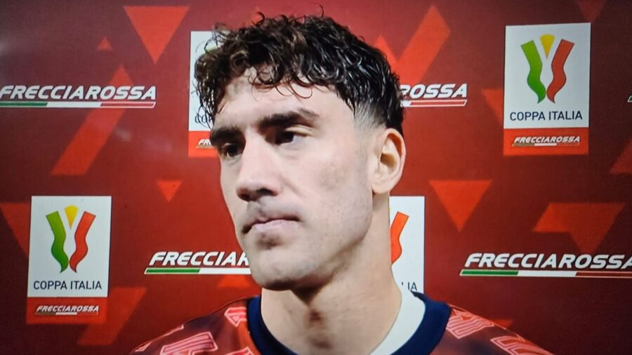 Vlahovic commenta juve lazio di coppa italia