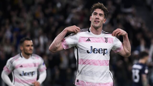 Vlahovic gol in juve lazio di coppa italia