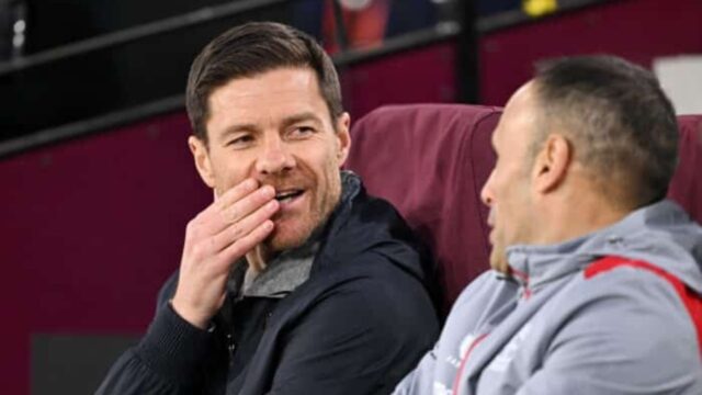 Xabi alonso roma leverkusen esultanza