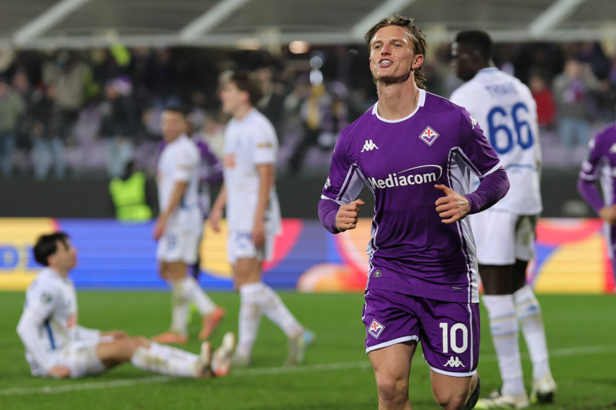 Gudmundsson, attaccante della Fiorentina