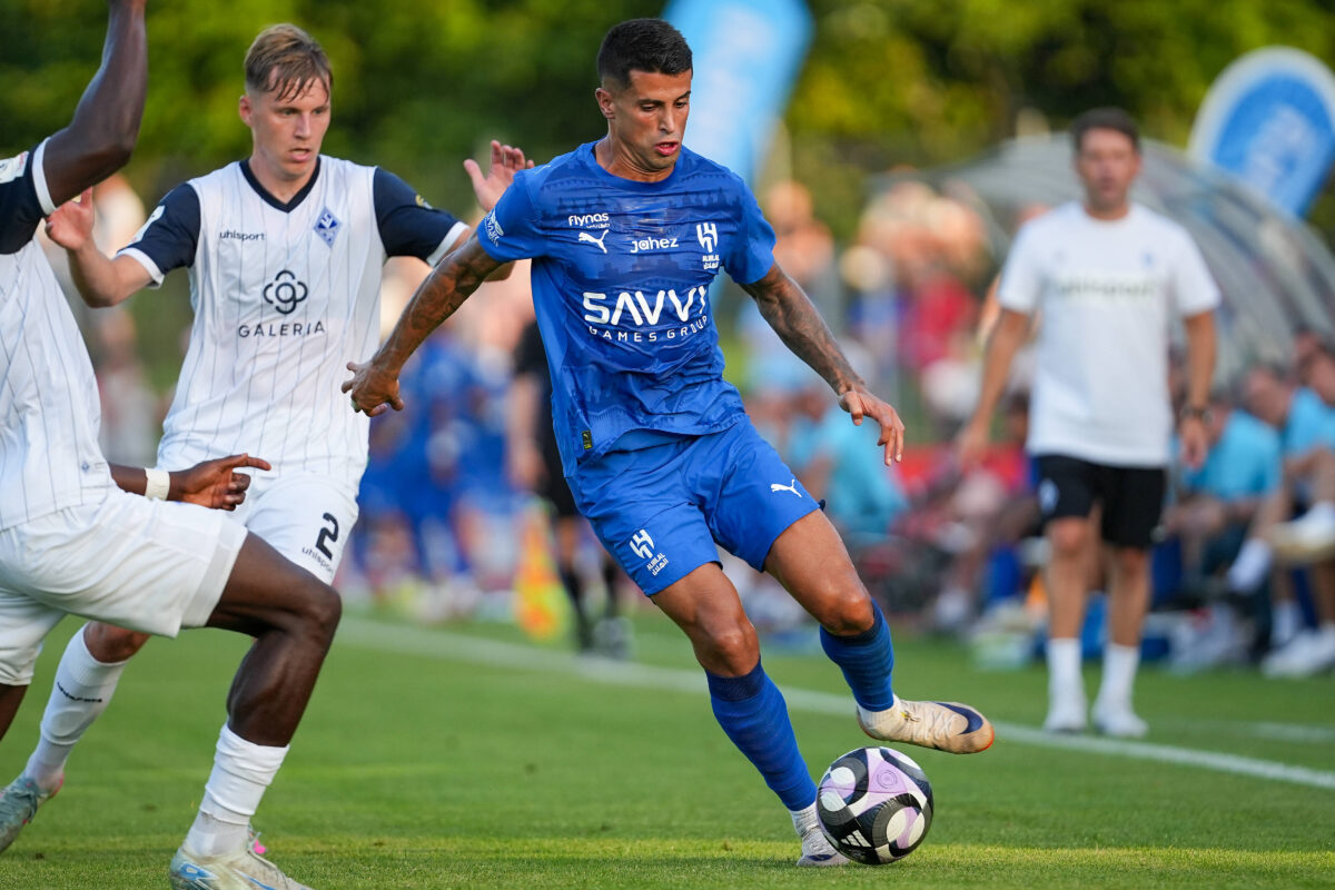 Joao Cancelo in uscita dall'Al-Hilal