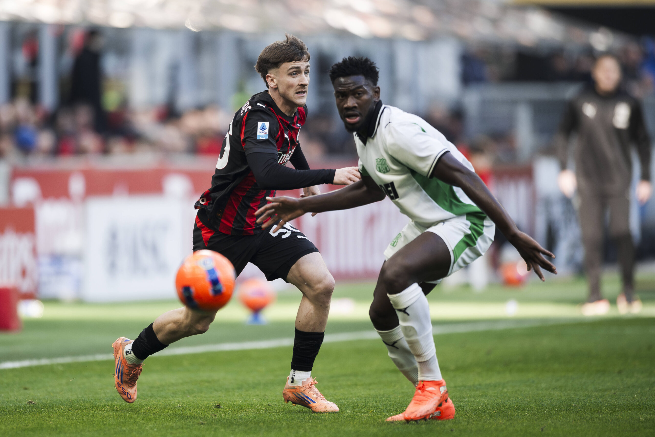 Un momento di Milan Sassuolo