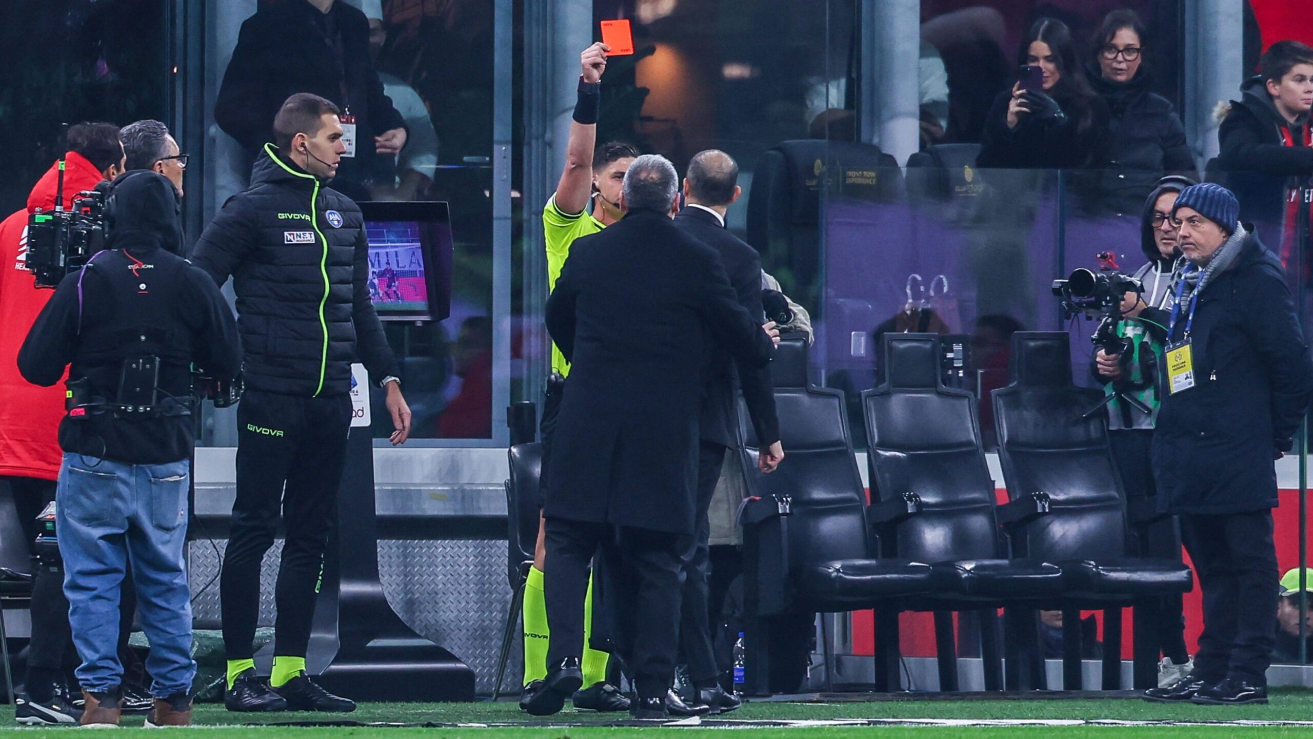 allegri espulso in milan lazio