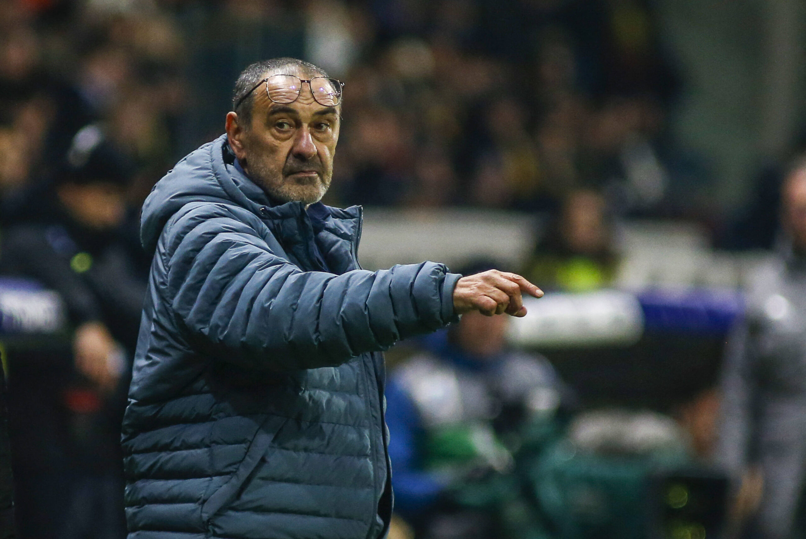 Il tecnico della Lazio Maurizio Sarri