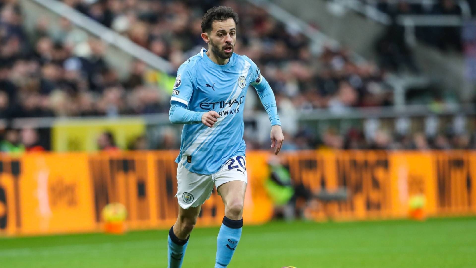 Bernardo Silva con la maglia del Manchester City