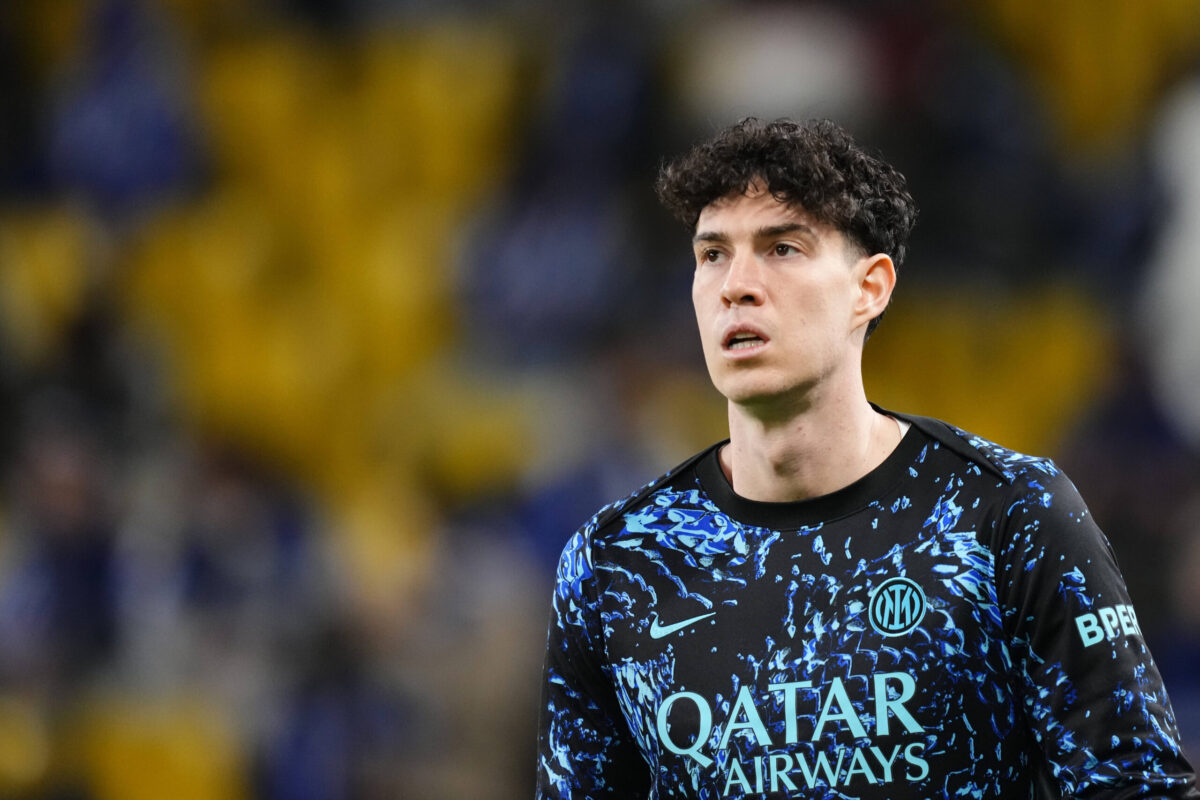 Alessandro Bastoni con la maglia dell'Inter