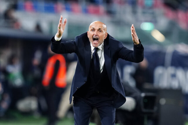 Spalletti durante Bologna-Juventus
