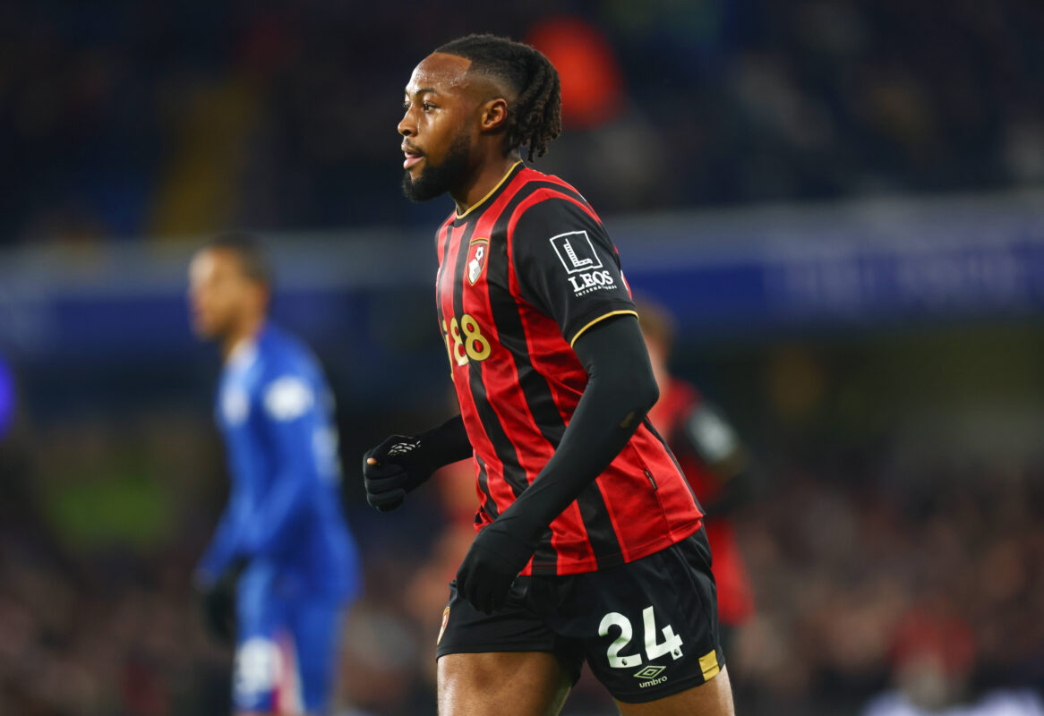 Antoine Semenyo, attaccante del Bournemouth in procinto di passare al Man City