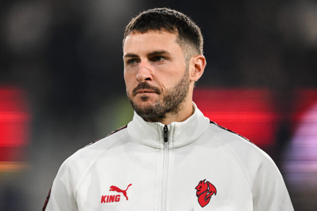 Santiago Gimenez prima di Atalanta-Milan