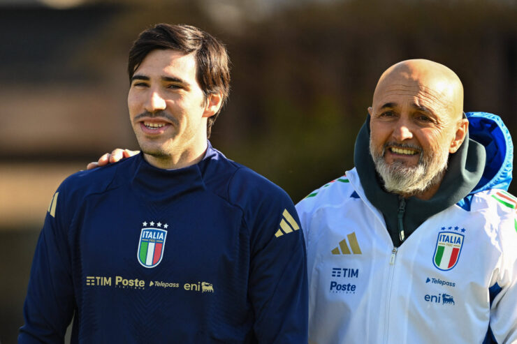 Tonali e Spalletti in Nazionale
