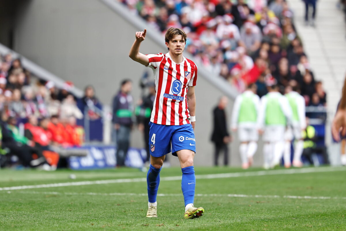 Conor Gallagher in una partita di Liga con l'Atletico Madrid