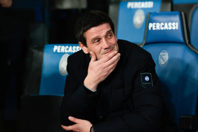 Chivu in panchina in Atalanta-Inter