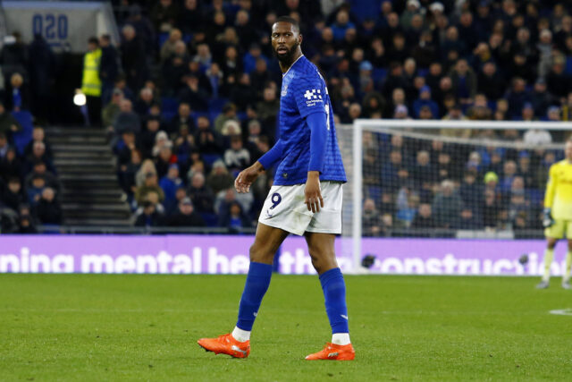 Beto durante Everton-Nottingham