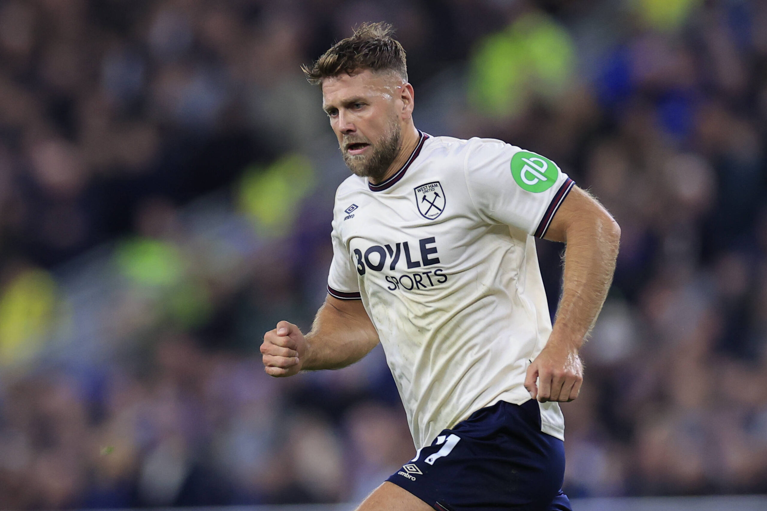 Fullkrug con la maglia del West Ham