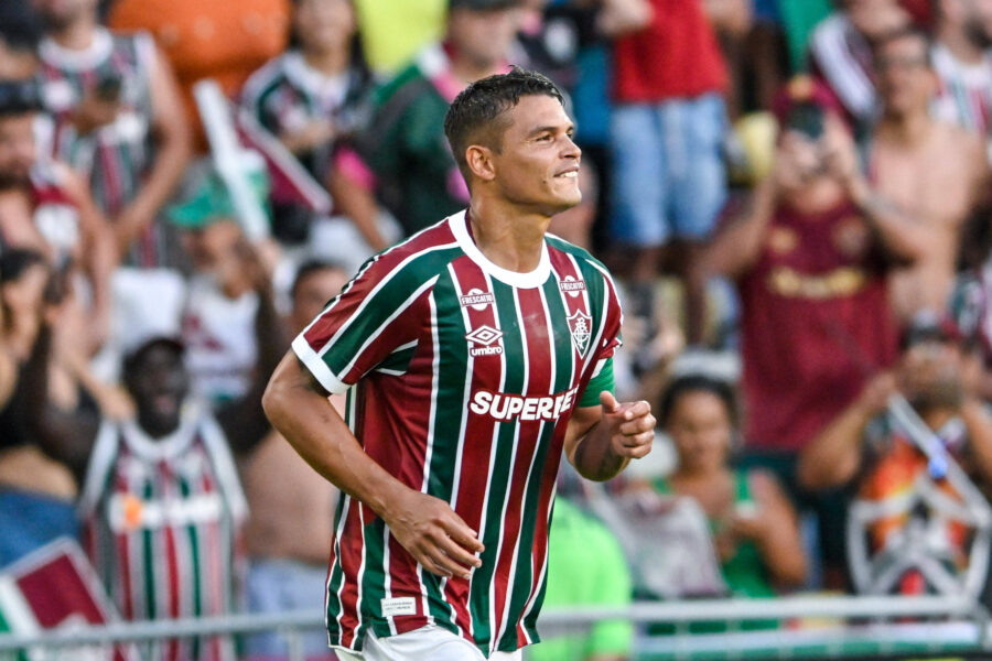 Thiago Silva con la maglia della Fluminense