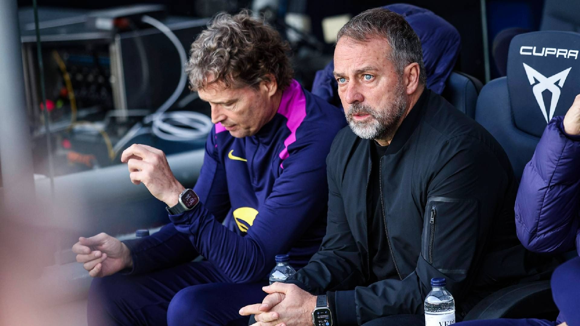 L'allenatore del Barcellona Hansi Flick