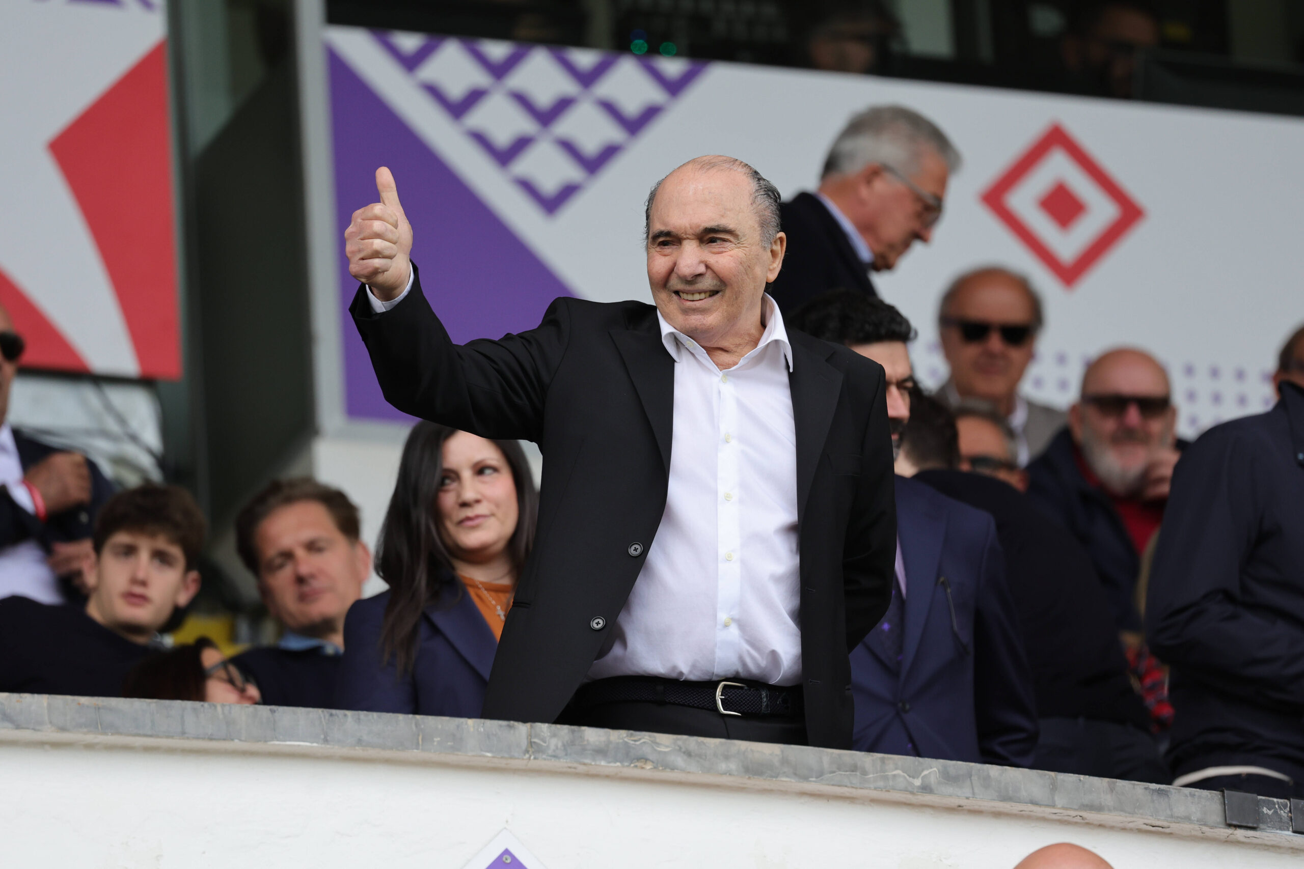 Il presidente della Fiorentina, Rocco Commisso