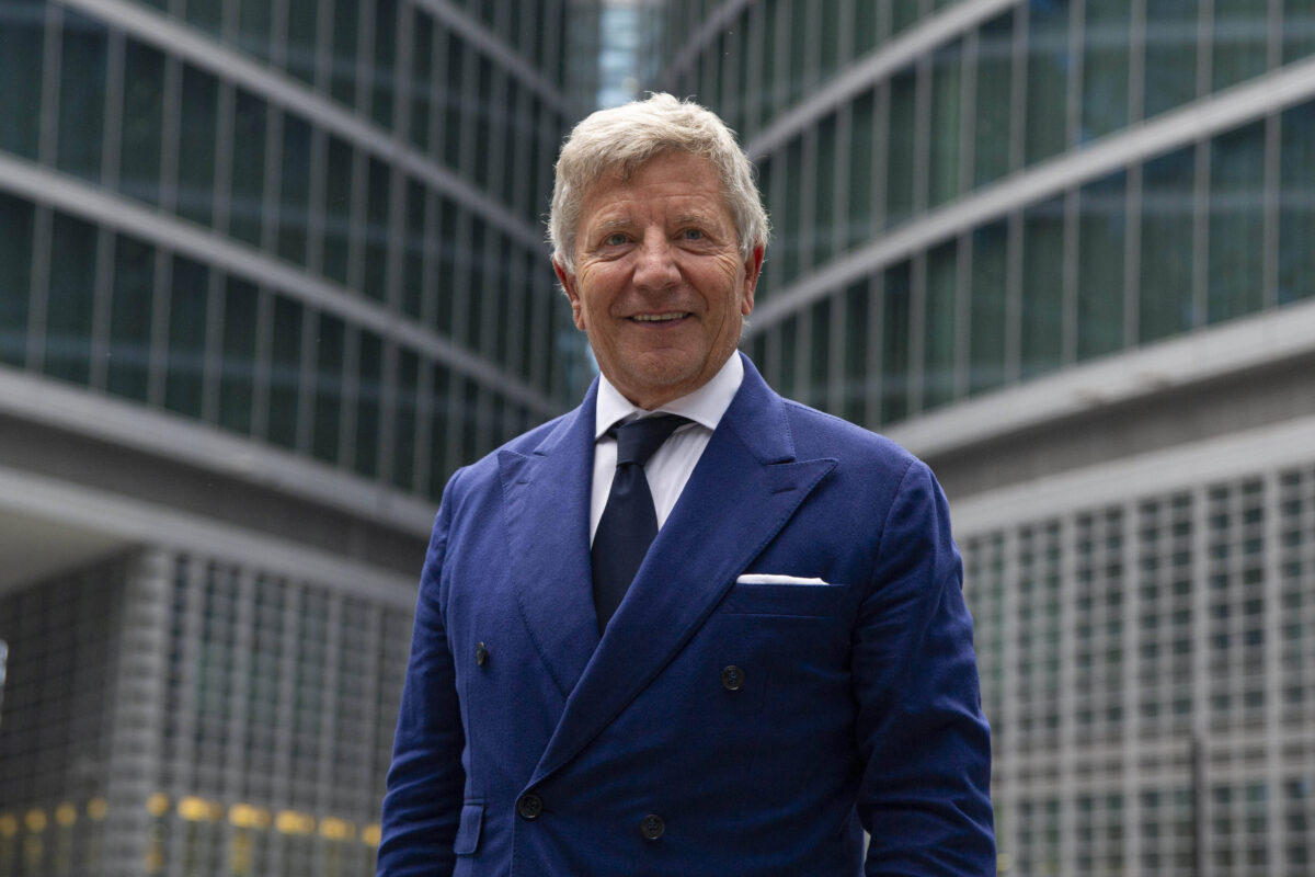 Ezio Simonelli, presidente della Lega Serie A