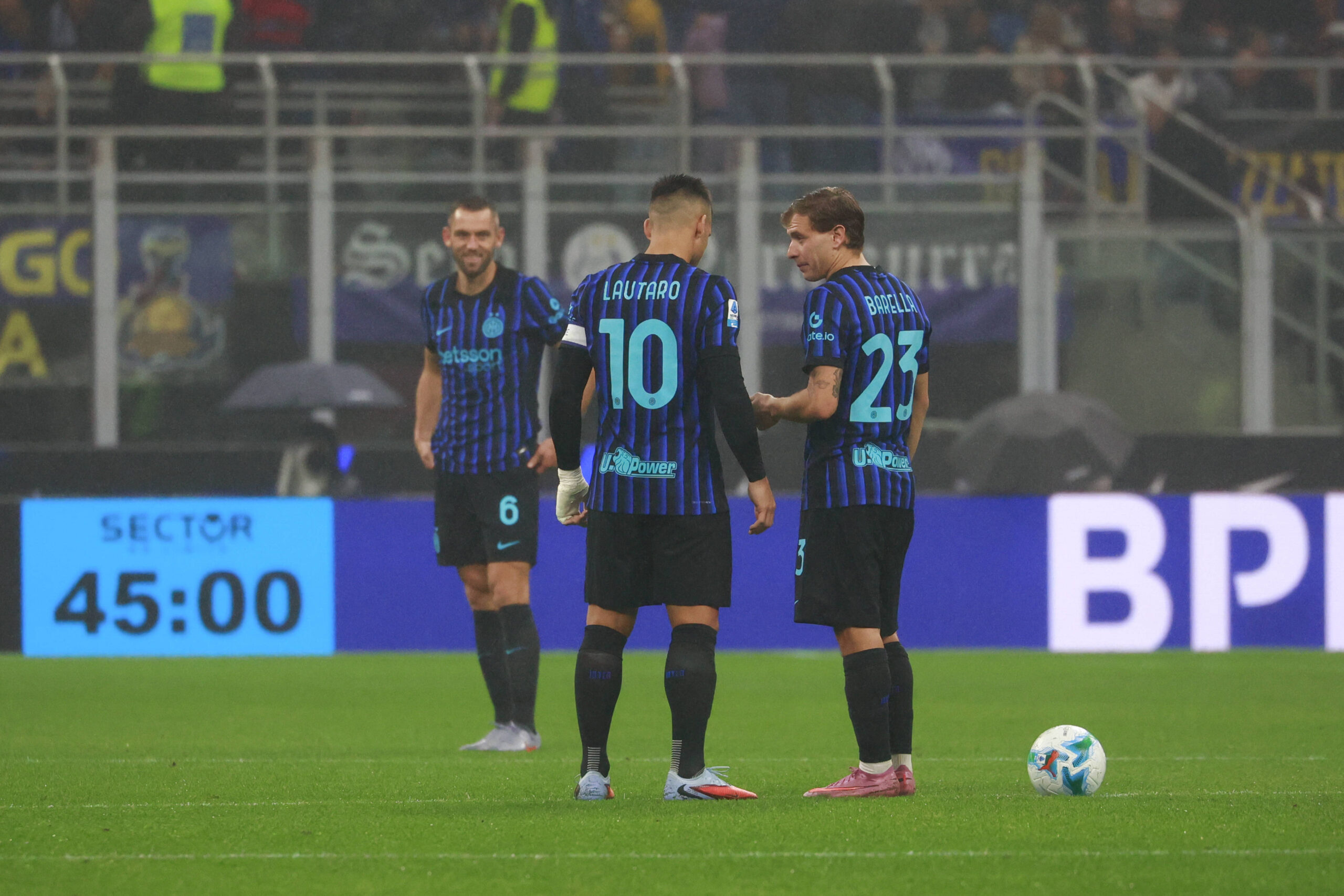 Alcuni giocatori dell'Inter