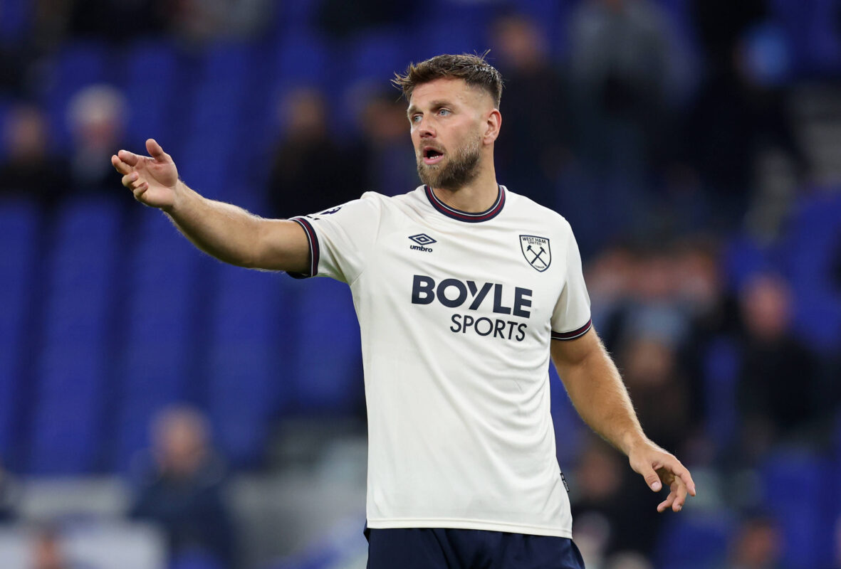 Niclas Fullkrug con la maglia del West Ham
