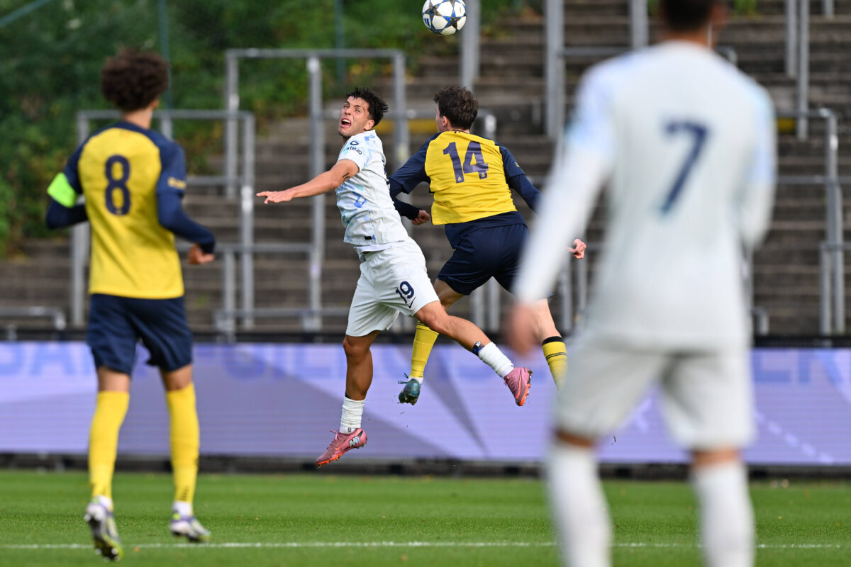 Hugo Humanes con le giovanili dell'Inter