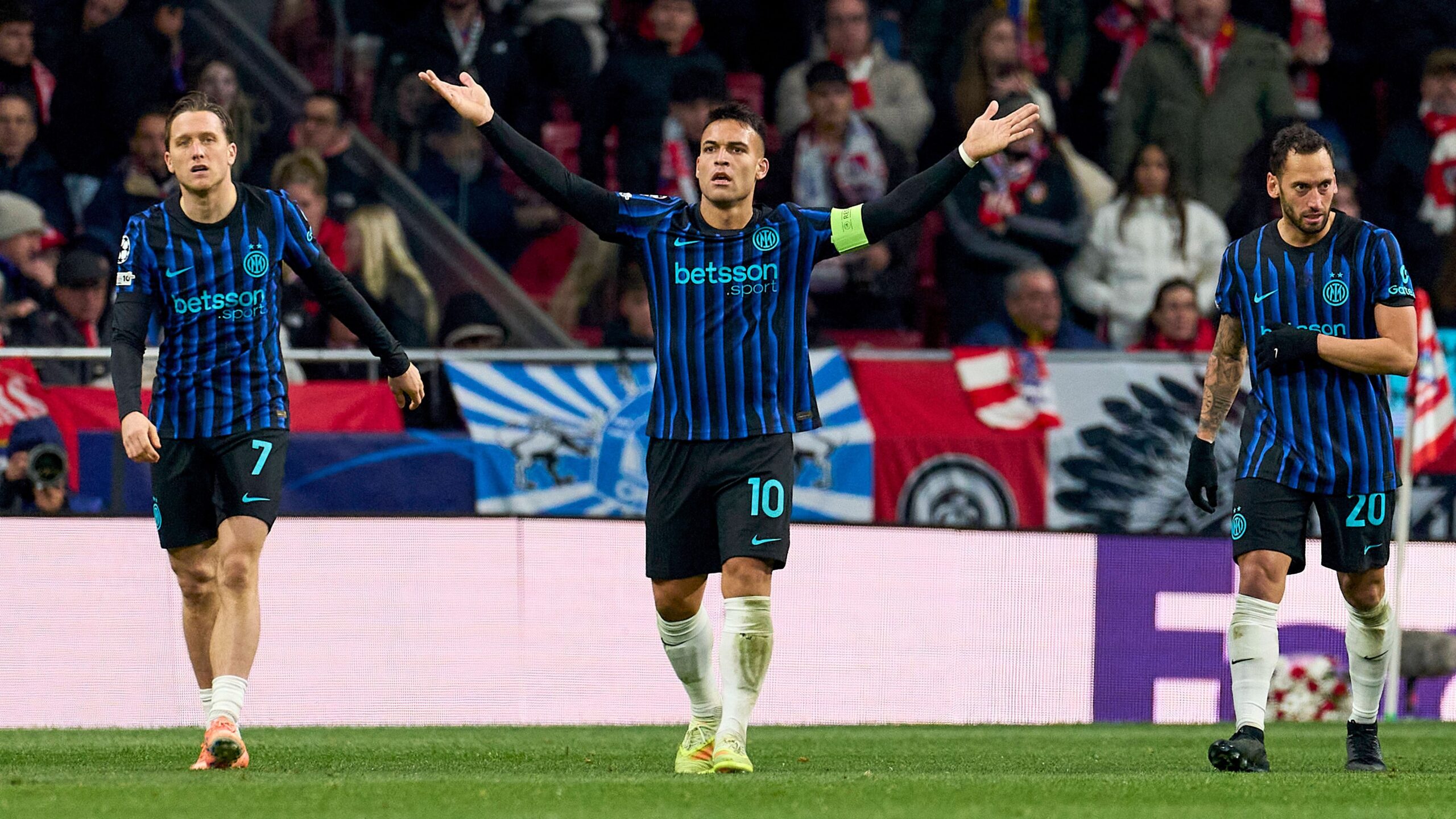 Inter, attaccanti a secco contro l'Atletico Madrid