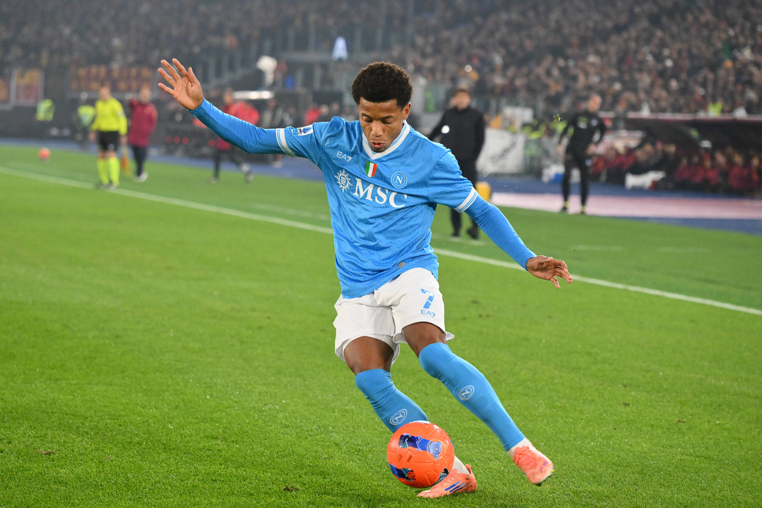 David Neres in azione