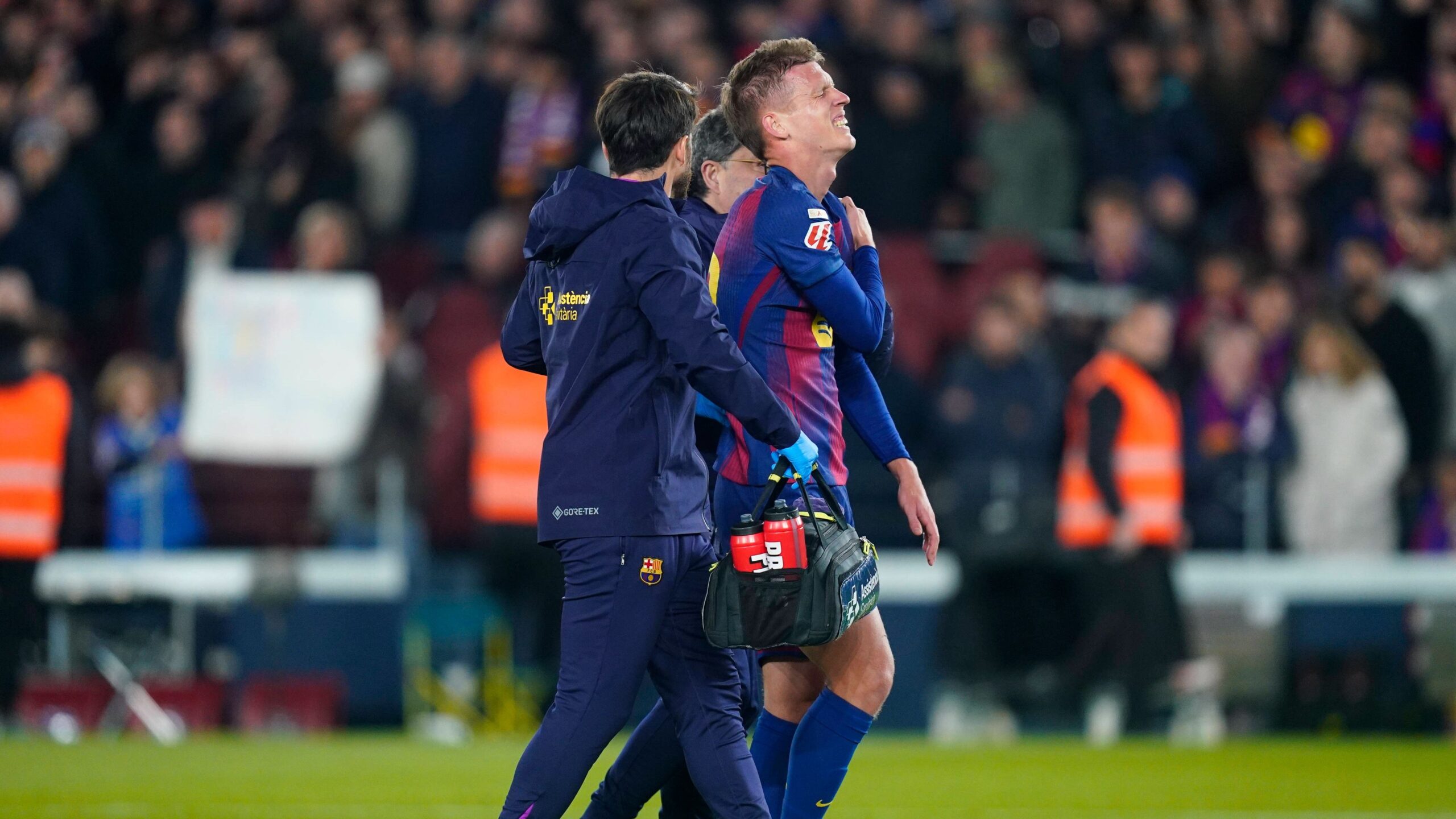 Lussazione alla spalla per Dani Olmo