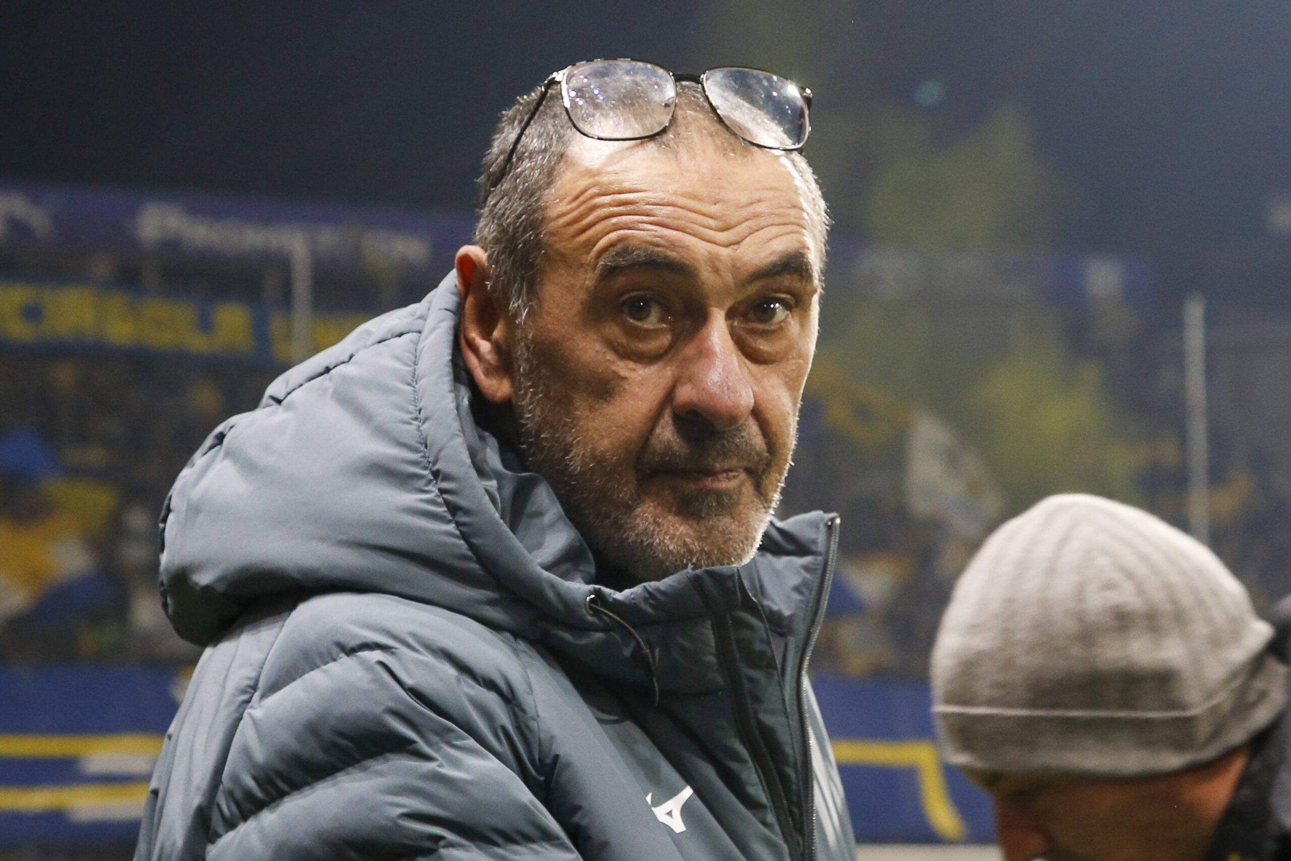 Maurizio Sarri contrariato per alcune decisioni