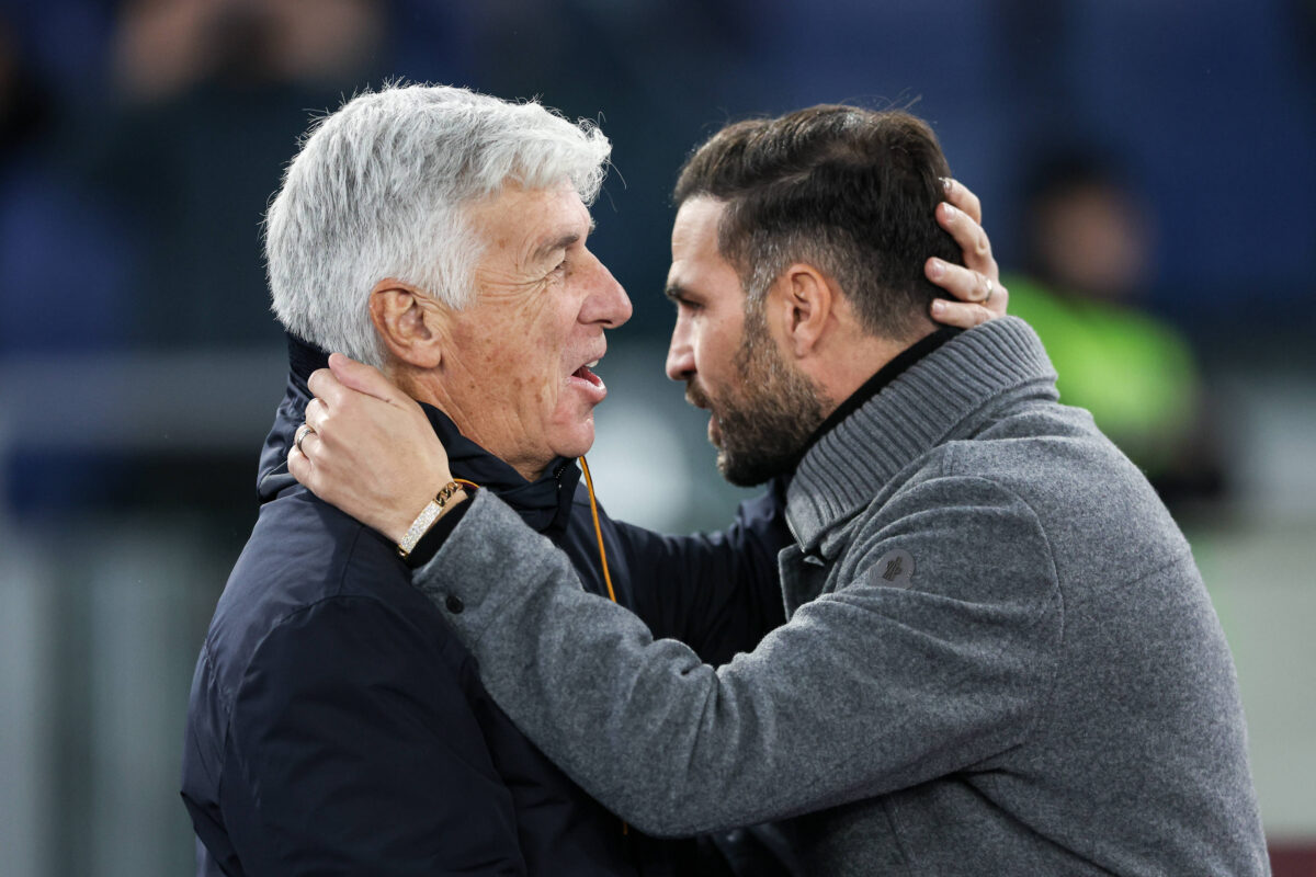 Gasperini e Fabregas si salutano