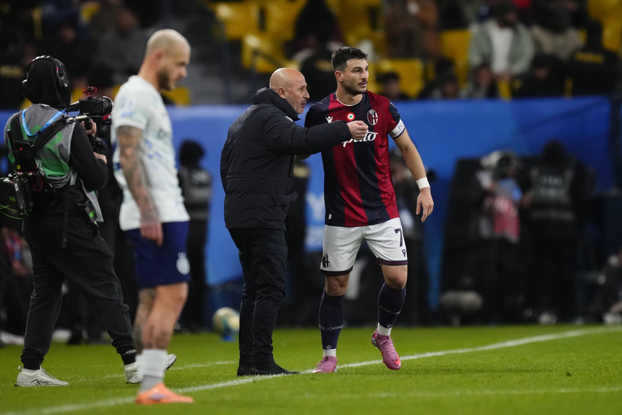 Orsolini e Italiano a colloquio