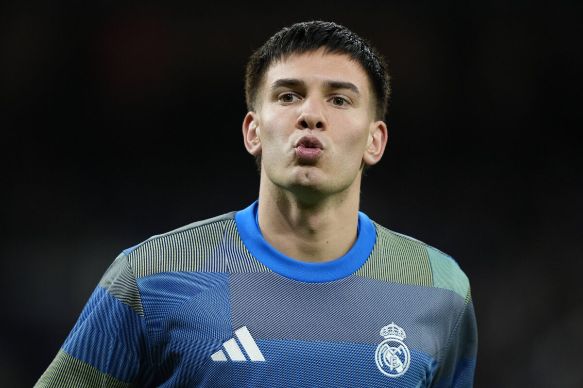 Franci Mastantuono con la maglia del Real Madrid