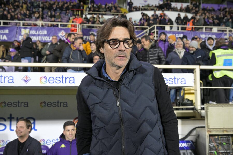 L'allenatore della Fiorentina, Paolo Vanoli