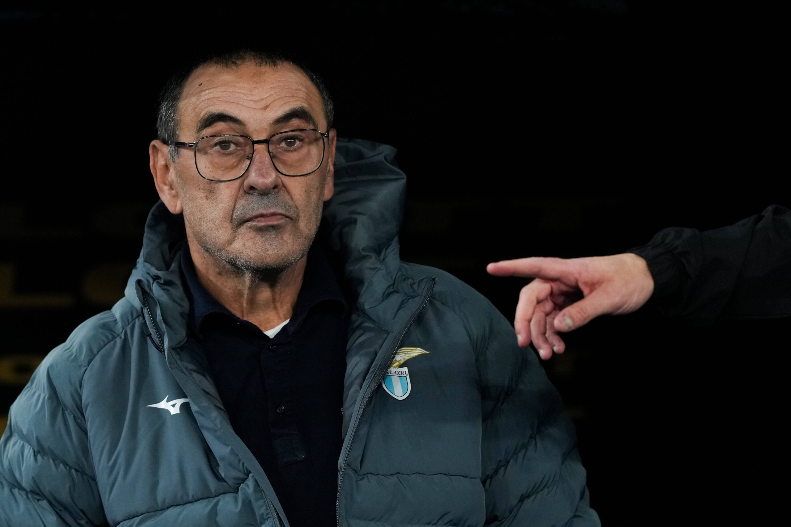 Maurizio Sarri pensieroso