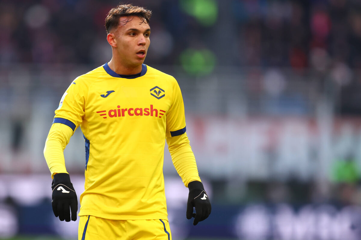 Giovane con la maglia dell'Hellas Verona