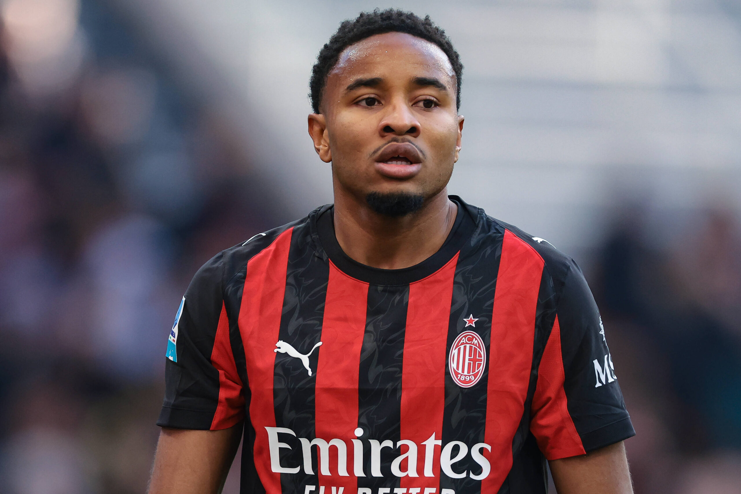 Nkunku con la maglia del Milan