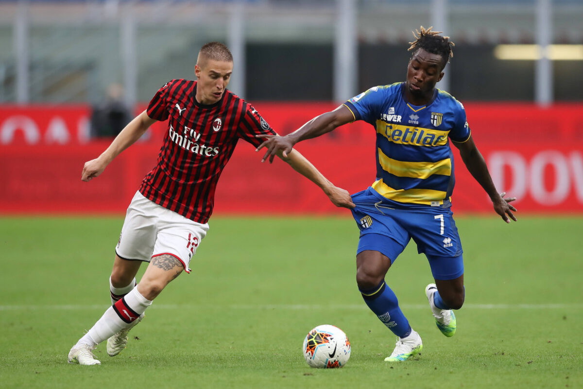 Andrea Conti nella sua esperienza al Milan