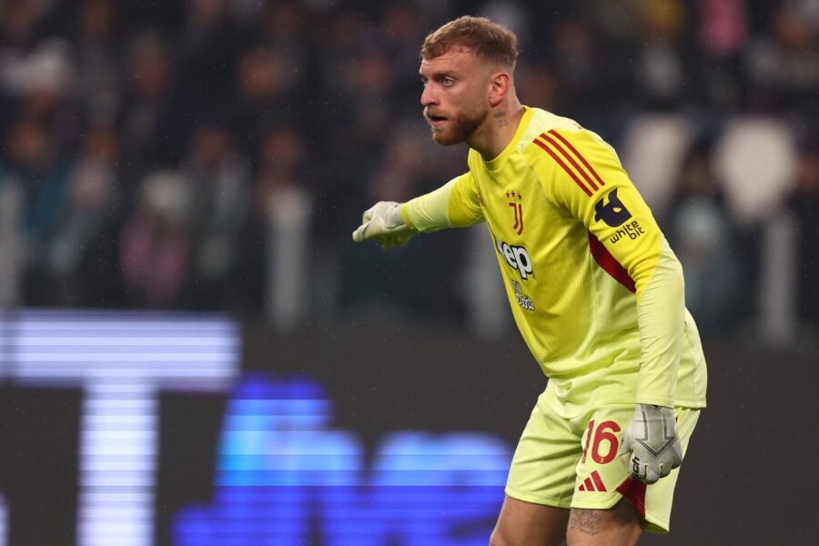Di Gregorio durante Juventus-Roma