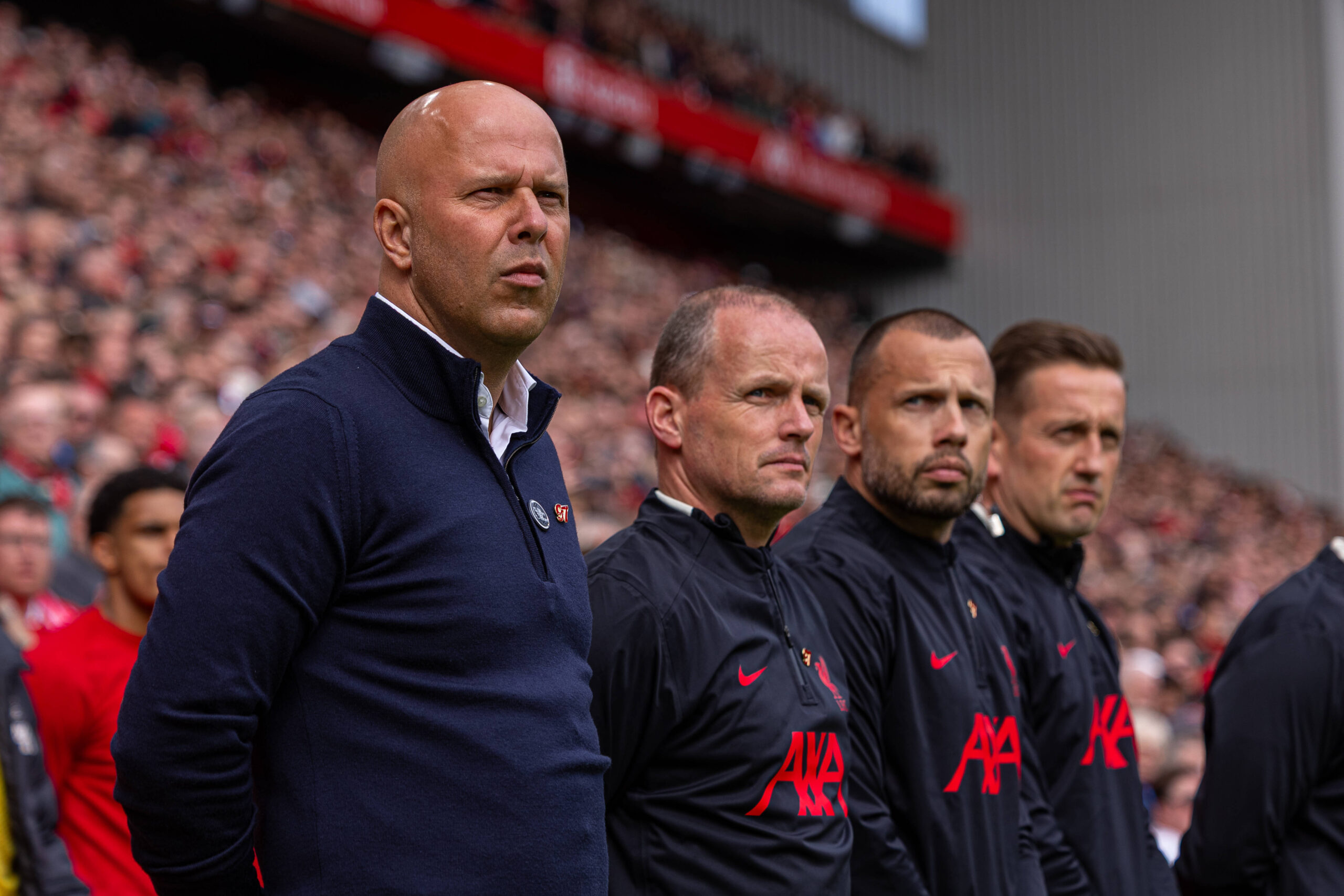 La panchina del Liverpool